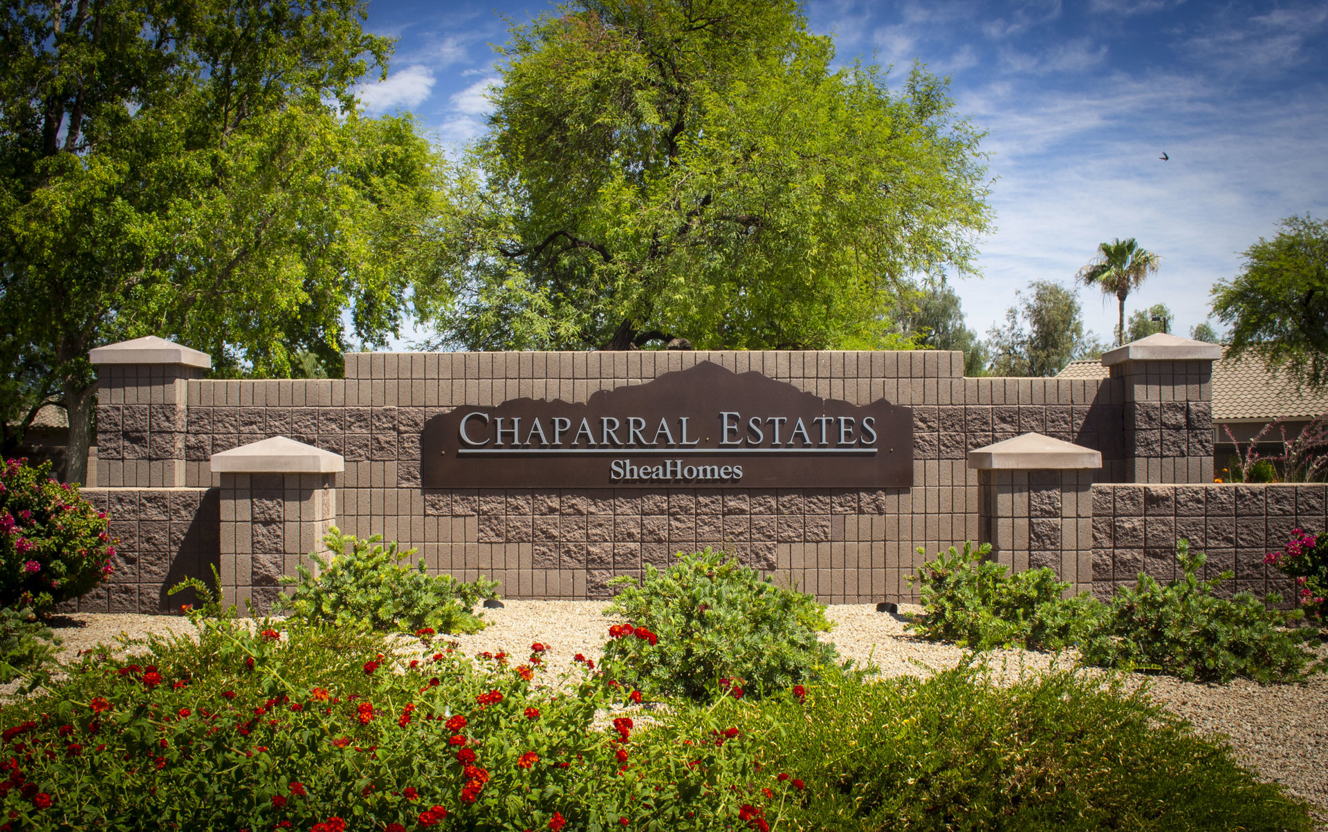 Chaparral Estates monument