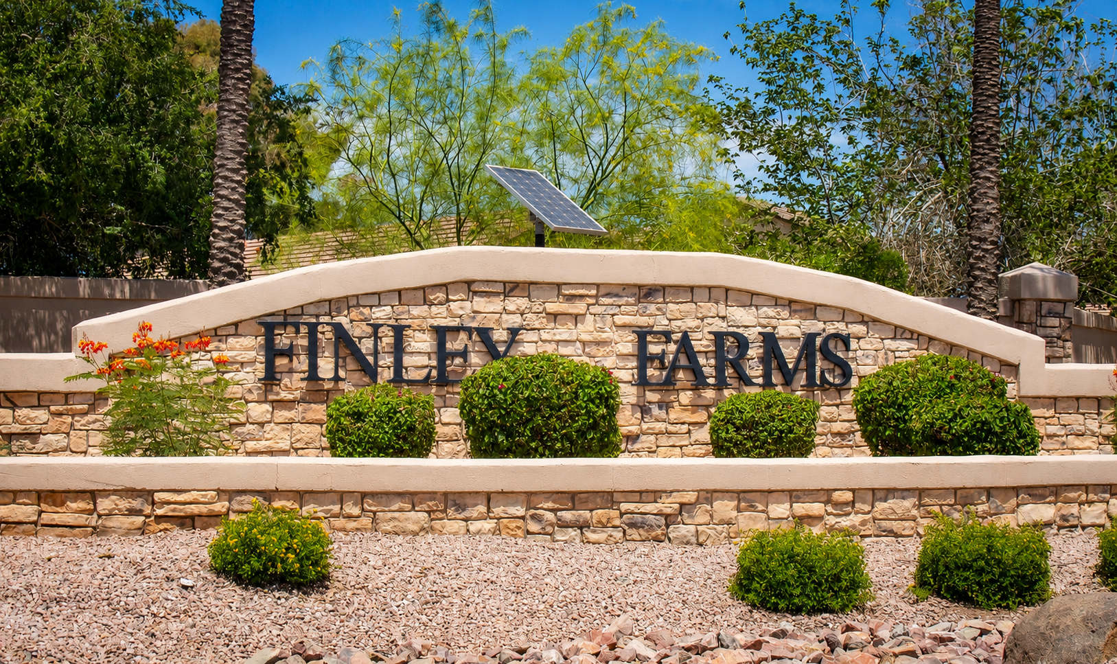 Finley Farms South monument