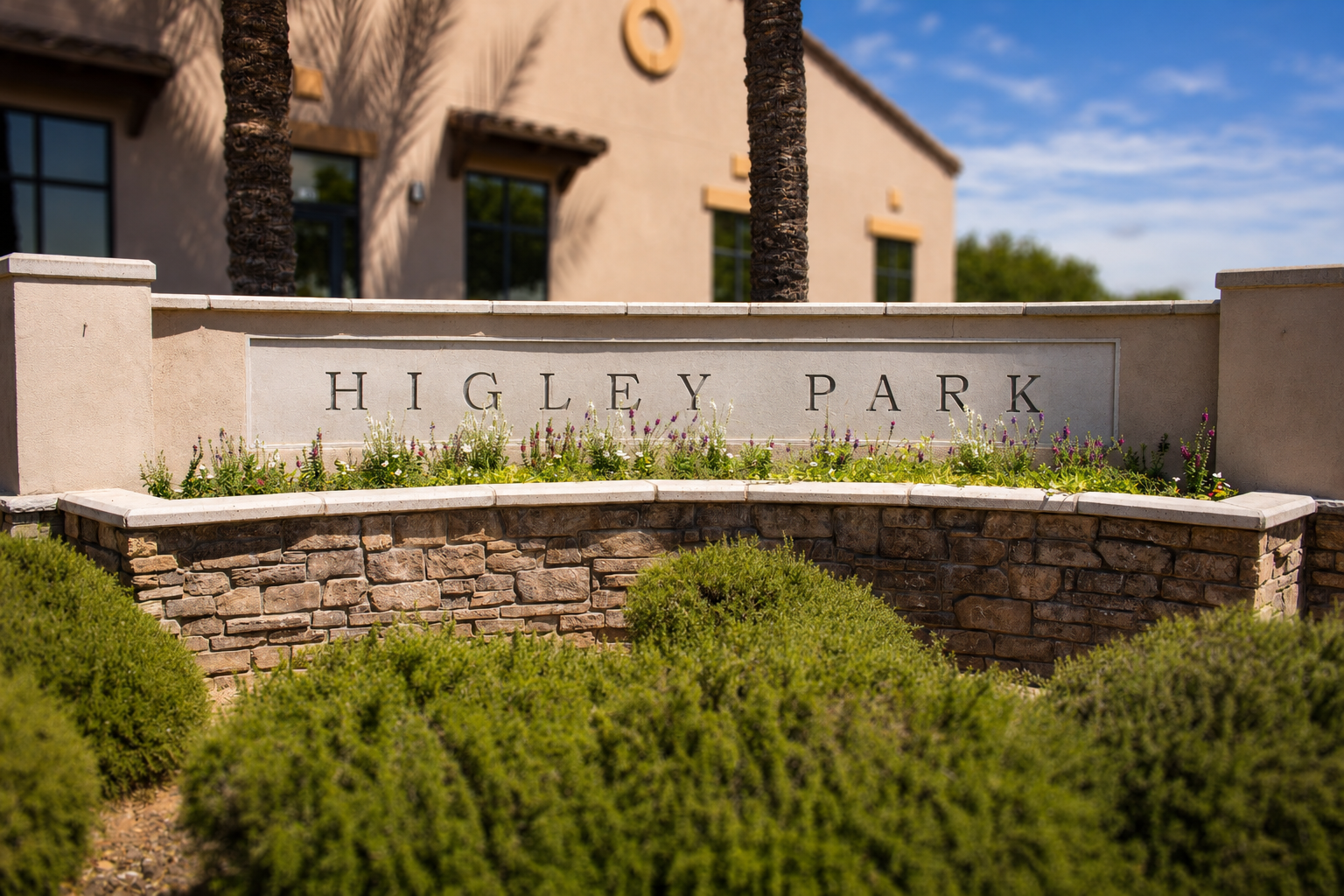 Higley Park monument